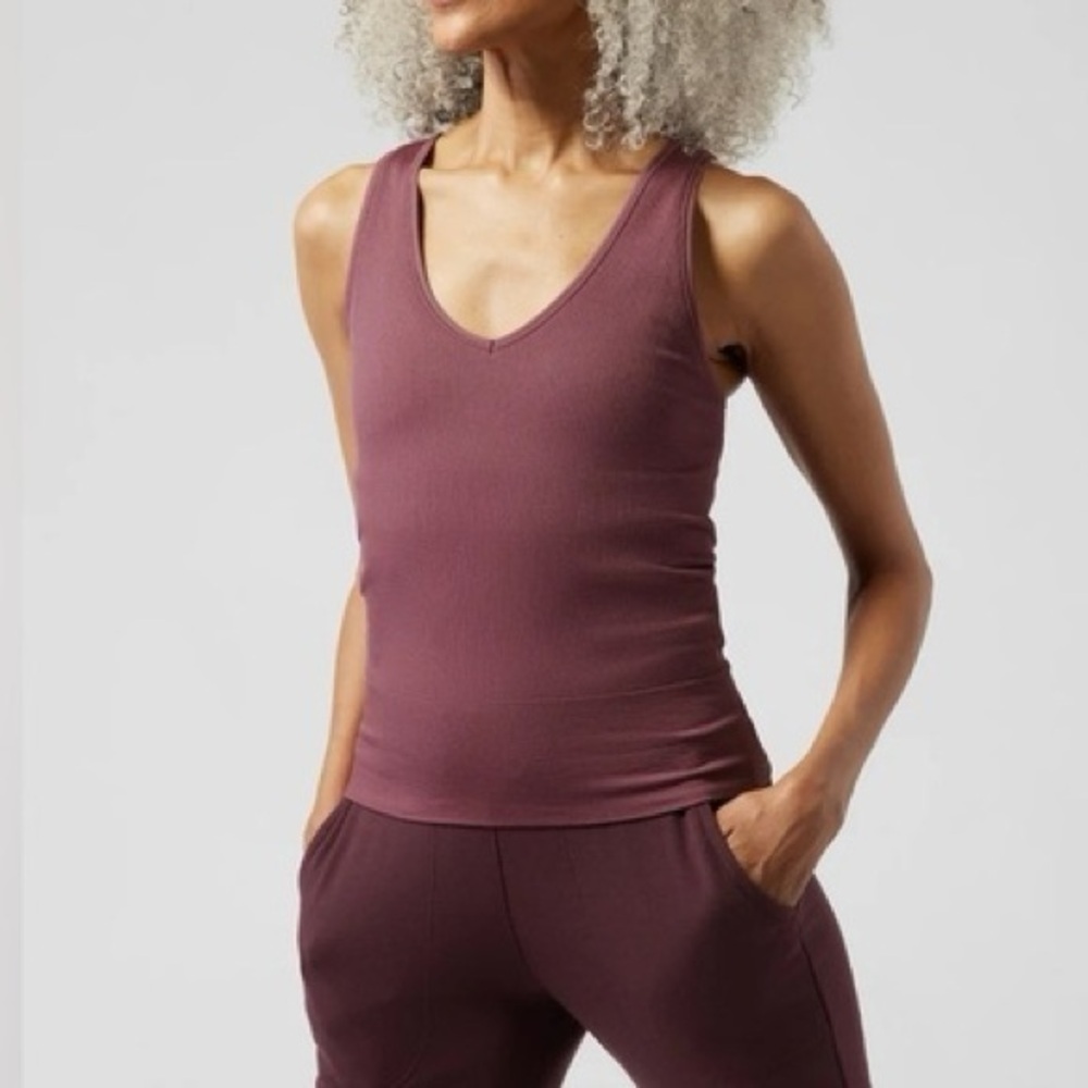 Athleta Aurora Seamless Ribbed Tank Top